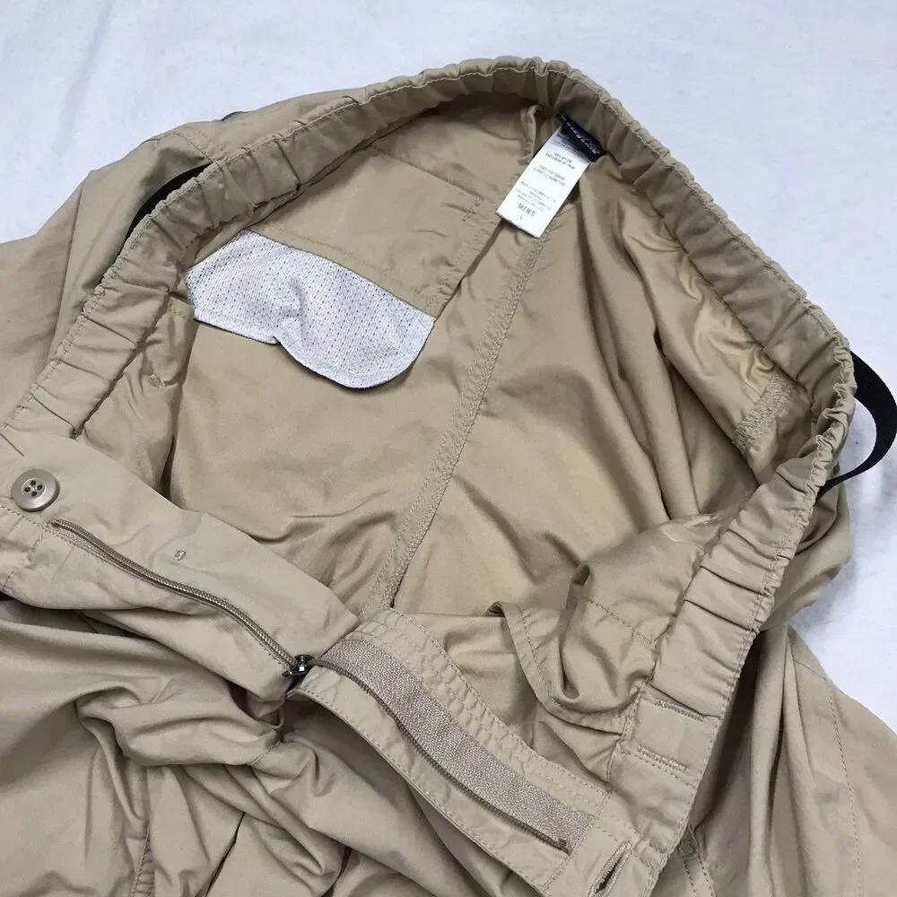 PATAGONIA Gi II Shorts Men L 32W Tan Belted Outdoor Hiking Lightweight
